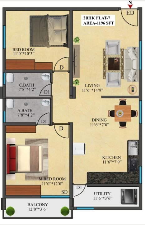 7-2-1040x1536 2BHK